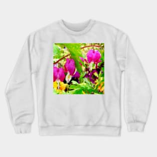 Bleeding Hearts Abstract Crewneck Sweatshirt